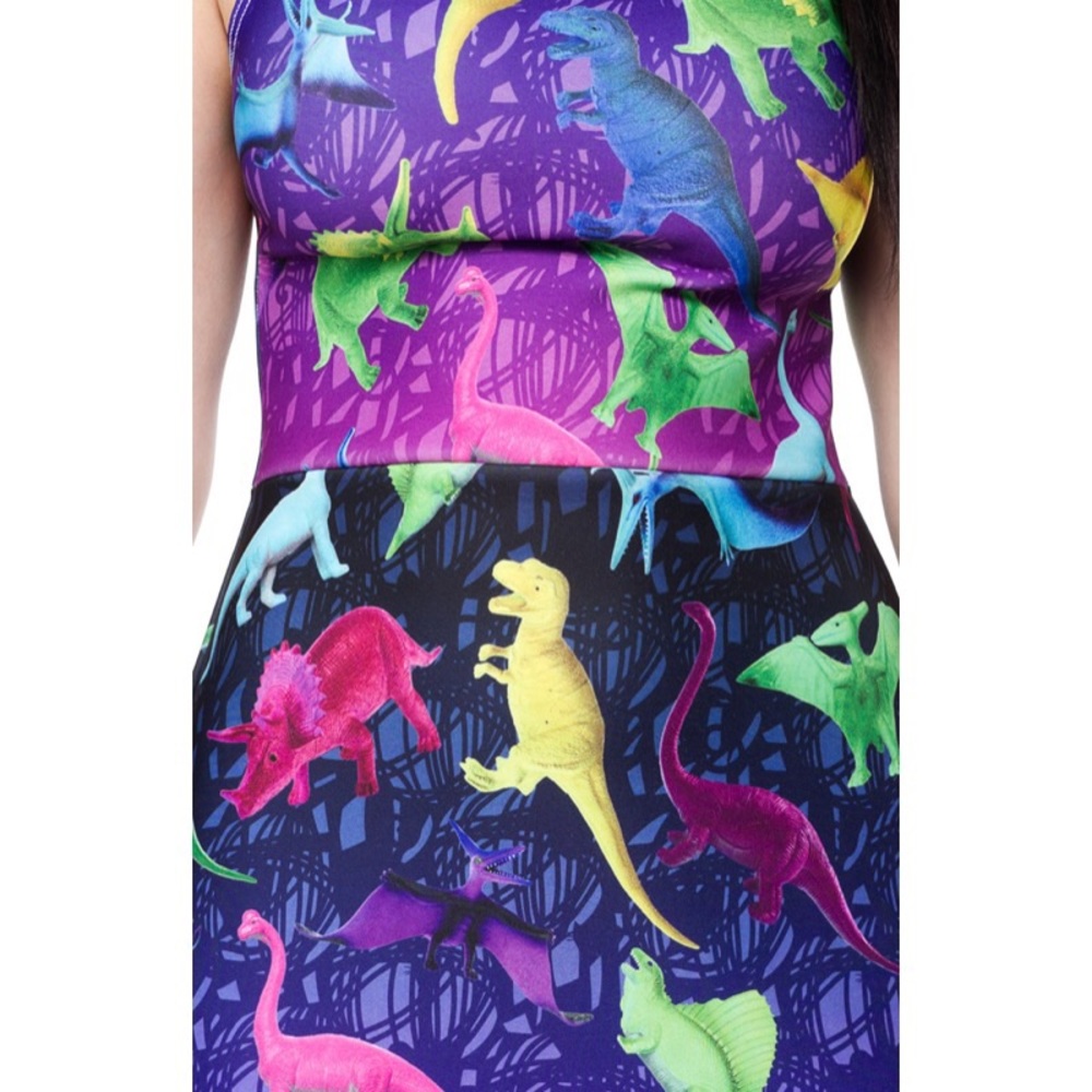 JapanLA Toy Dinosaur Skater Dress